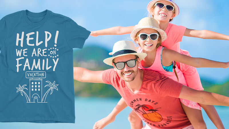 Family Vacation T-Shirt Designs