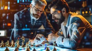 men-playing-game-chess-with-blue-background_1064589-239928